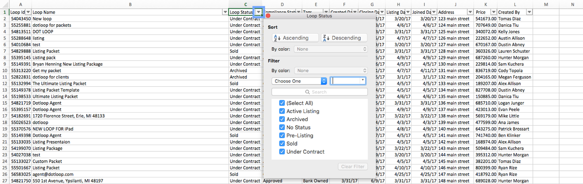 Customize your filters