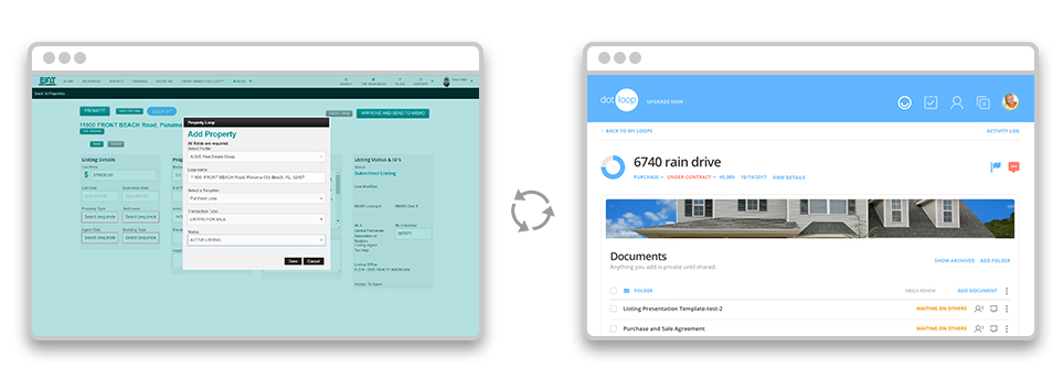 dotloop EXIT Realty Resource Center Integration