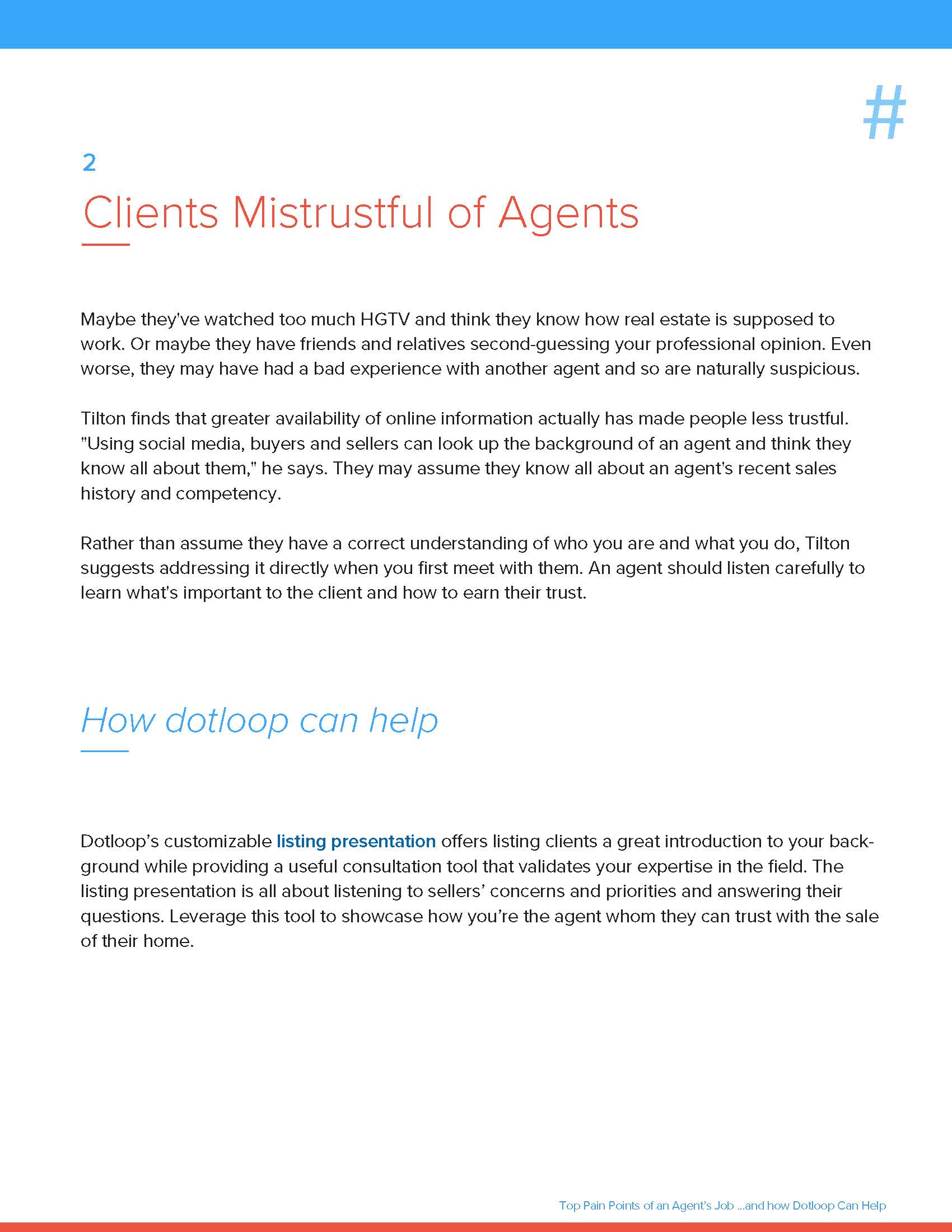 5 Common Agent Pain Points Eased by Tech pg 6