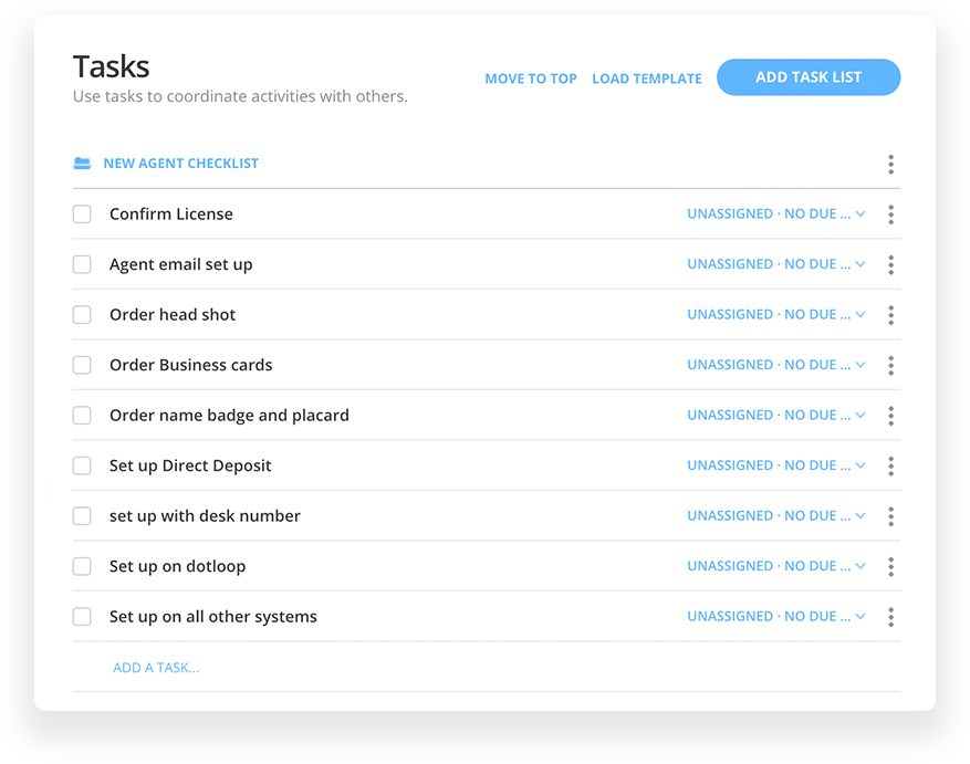 Onboarding checklists templates