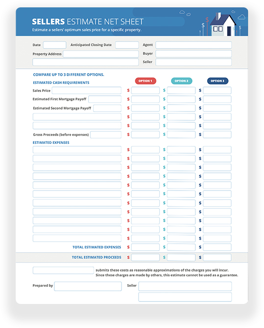 seller-net-sheet-template