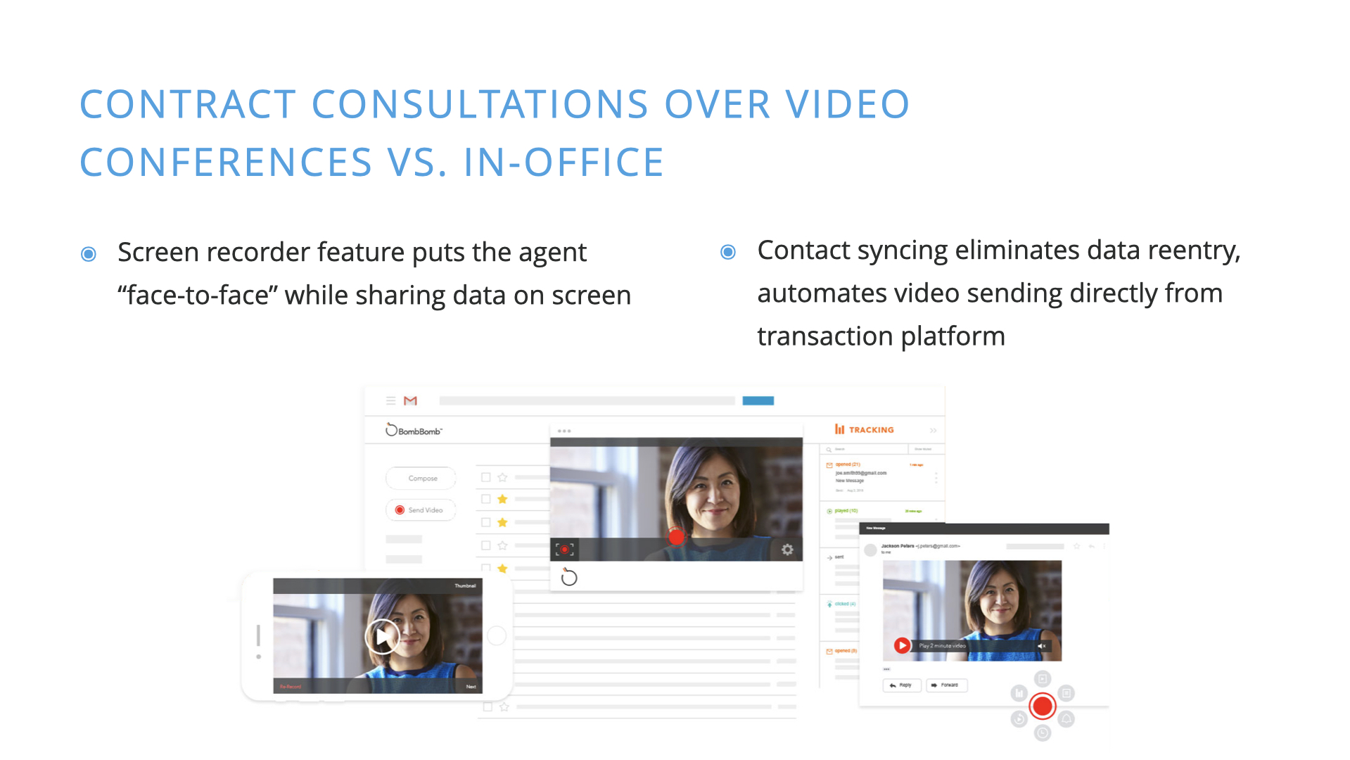 Agent shift to video conferences for contract consultations