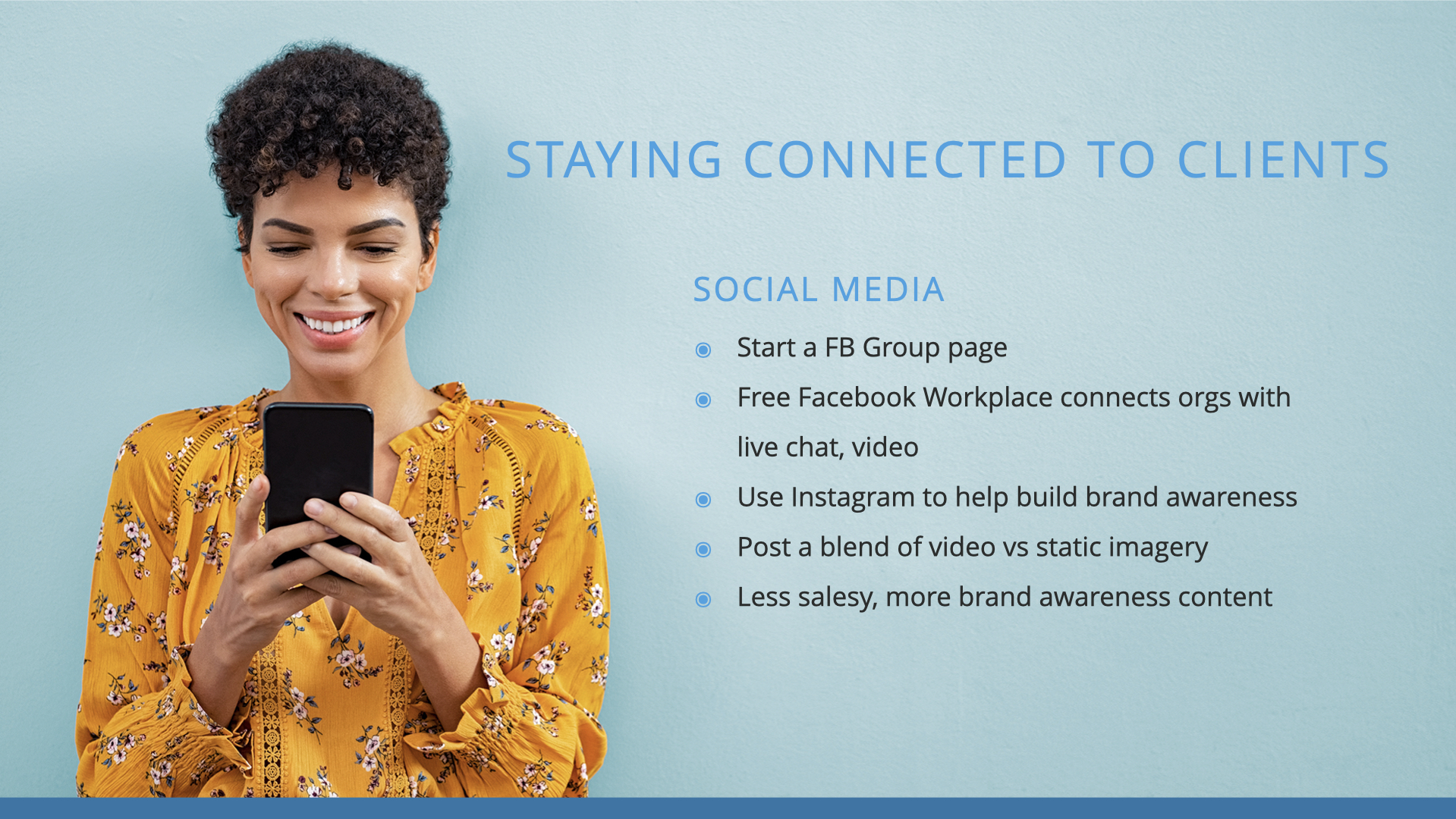 Stay Connected to Clients with Social Media