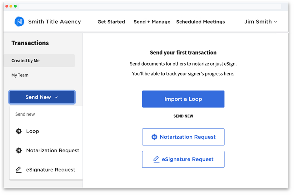 Notarize real estate documents with dotloop and Notarize