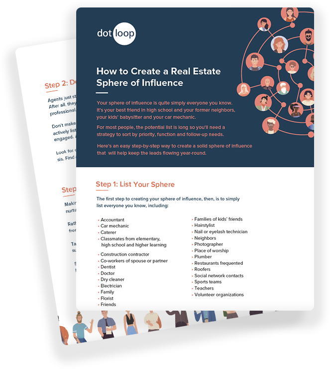 Thumbnail image of downloadable guide on how to create a real estate sphere of influence