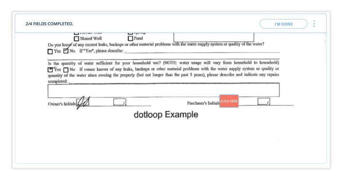 finish esigning your real estate document