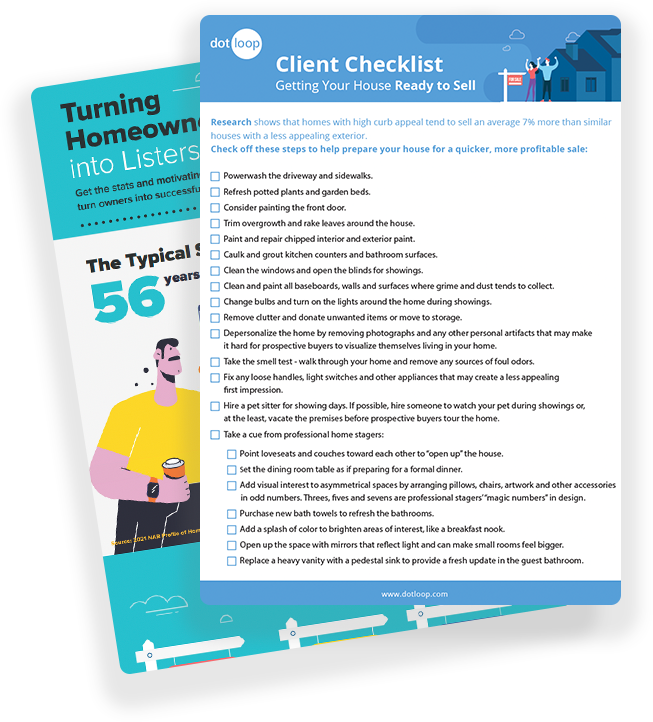 Home Sellers Checklist and Infographic